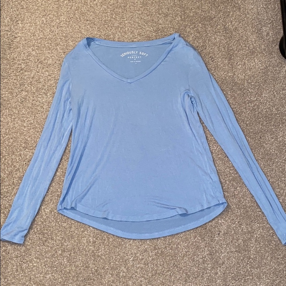 AERO Blue Longsleeve Top